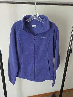 Columbia Women's Deep Purple Full-Zip Fleece Jacket XL